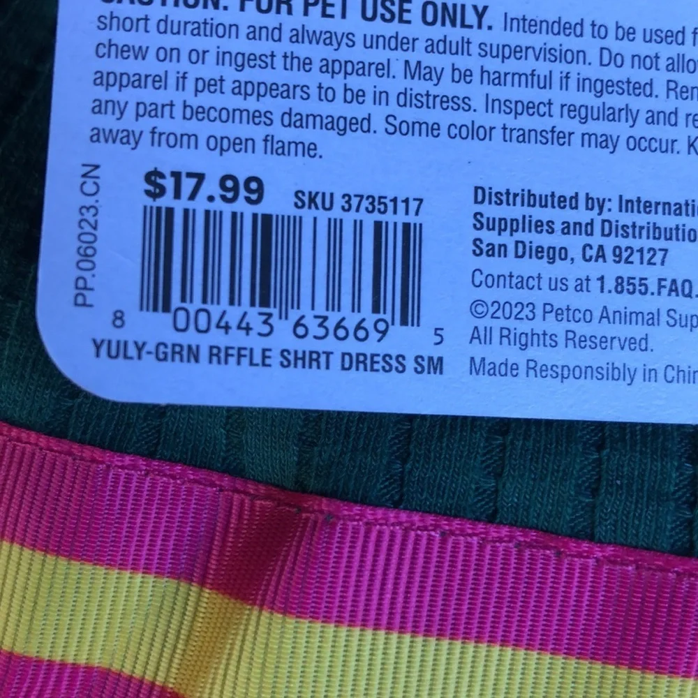 NWT YOULY Sweater dog dress XXS